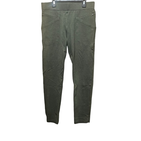 Betabrand Journey Olive Green stretch skinny legging pants Size medium - Picture 2 of 11